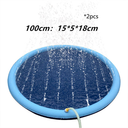Non-Slip Splash Pad for Kids &amp; Pets – Outdoor Water Play Mat UK