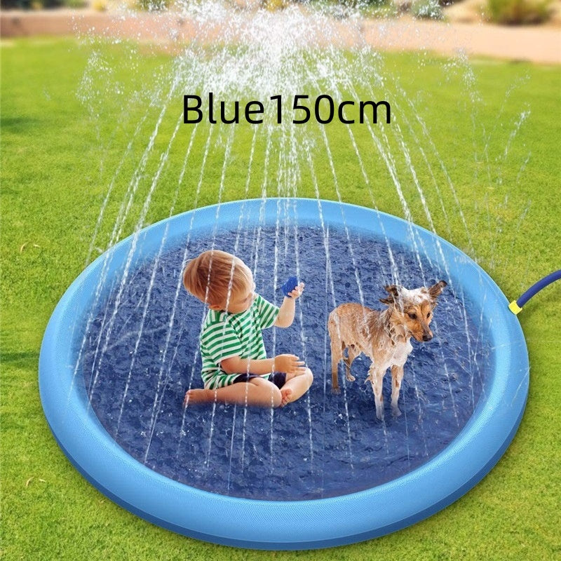 Non-Slip Splash Pad for Kids &amp; Pets – Outdoor Water Play Mat UK