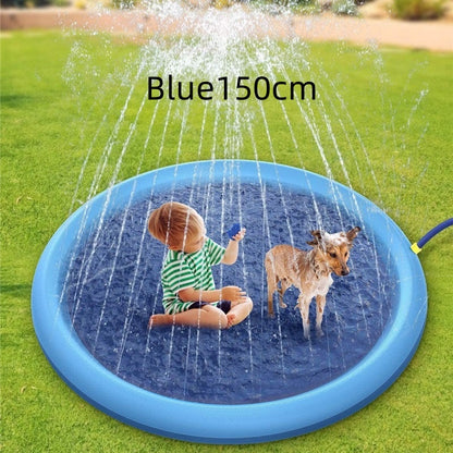 Non-Slip Splash Pad for Kids &amp; Pets – Outdoor Water Play Mat UK