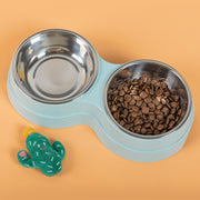 Double Pet Bowls Dog Food Water