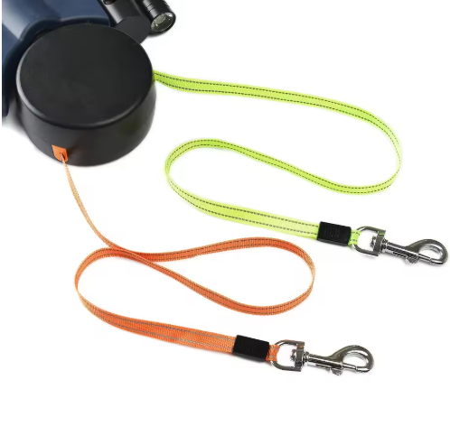 Auto Double Dog Leash – Retractable Dual Lead for Two Dogs UK