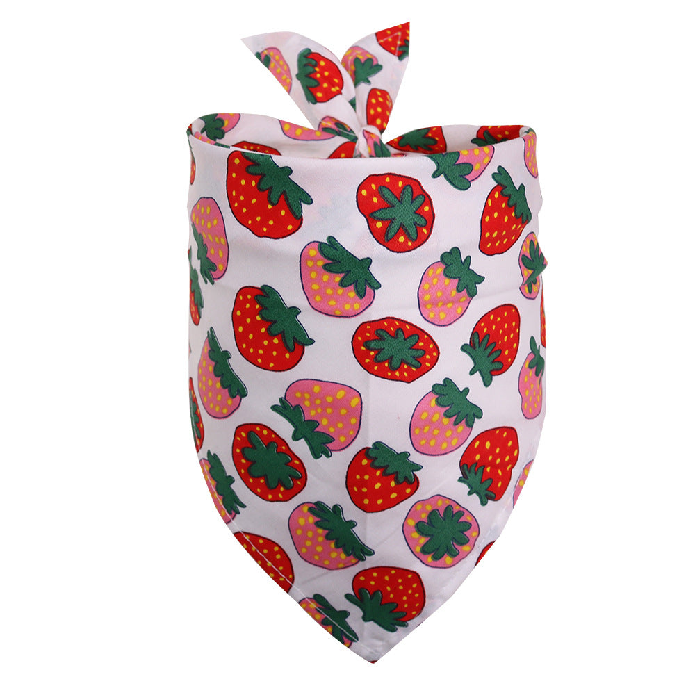 Cotton Triangle Scarf for Dogs - Pet Saliva Scarf
