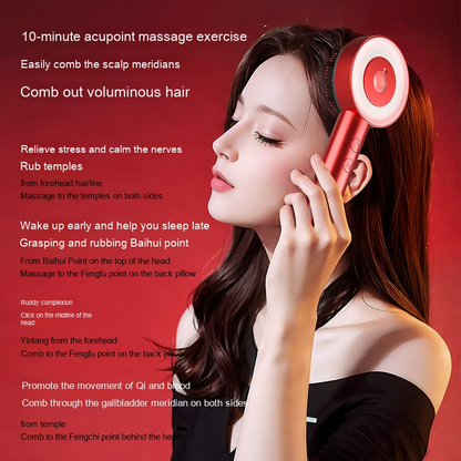 Comb Scalp Massager – Soft Bristle Head Massage Comb UK