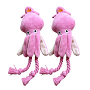 Cute Squid Plush Dog Chew Toys