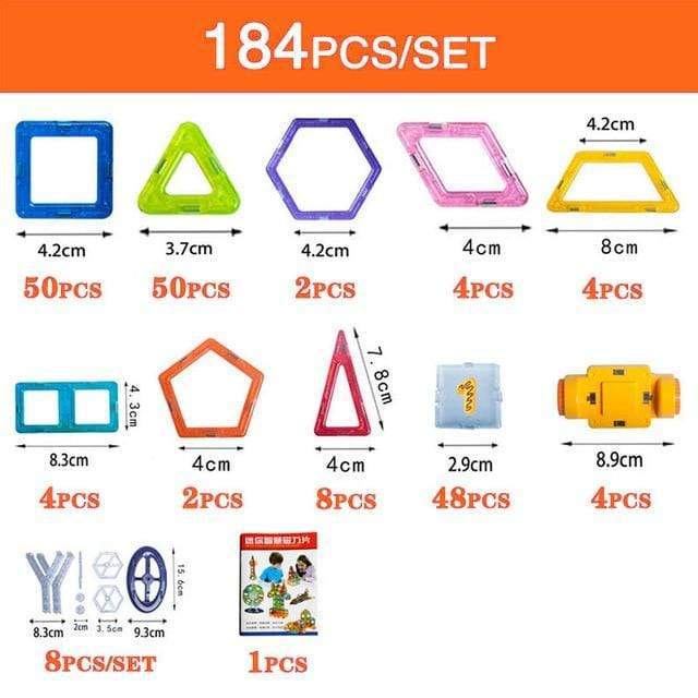Magnetic Building Blocks – DIY Construction Set Gift for Kids UK