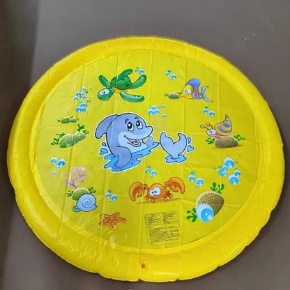 Non-Slip Splash Pad for Kids &amp; Pets – Outdoor Water Play Mat UK