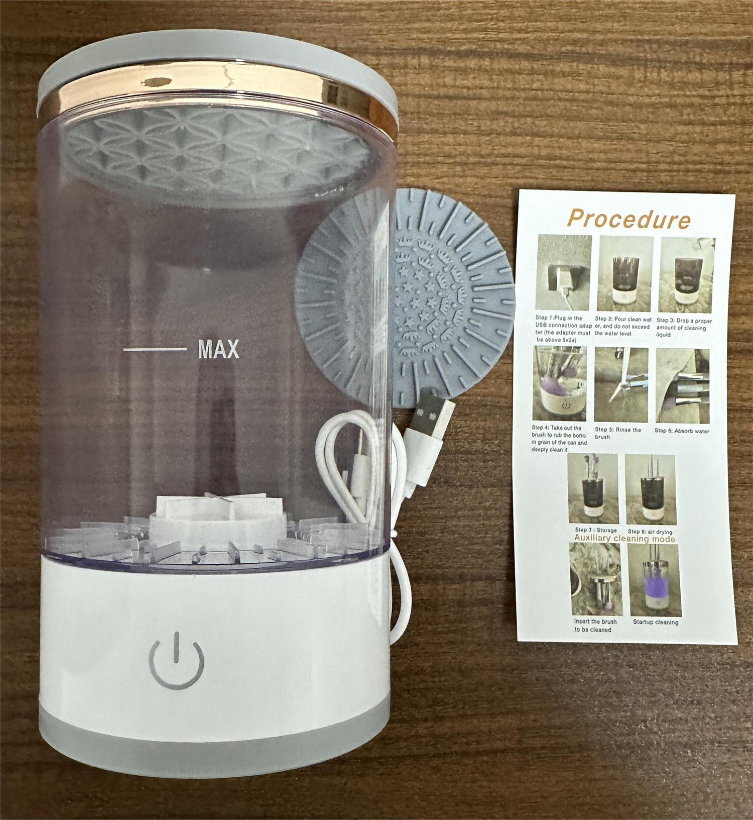 Makeup Brush Cleaner – Rechargeable Electric Brush Washer &amp; Dryer UK