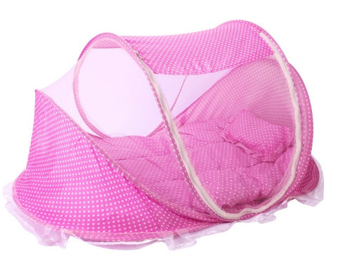 Foldable Baby Bed Net With Pillow – 2-Piece Mosquito Net Set UK