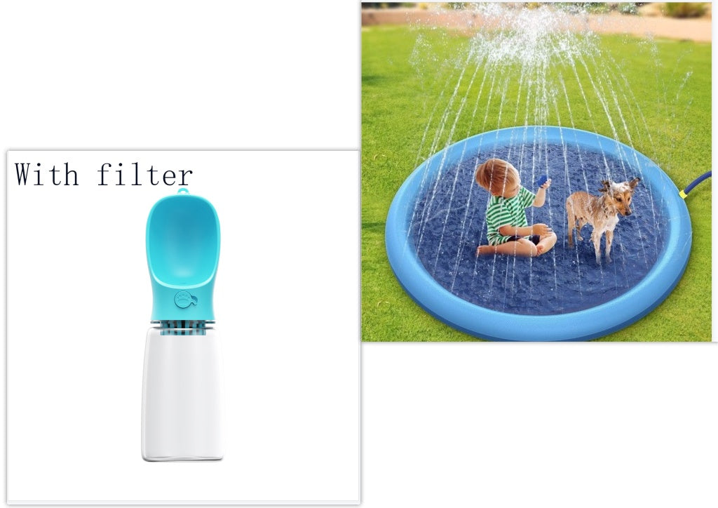 Non-Slip Splash Pad for Kids &amp; Pets – Outdoor Water Play Mat UK