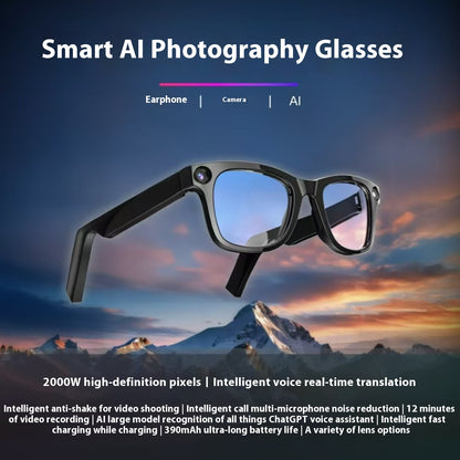 AI Camera Smart Glasses – HD Video, Voice Call &amp; Translation Glasses UK