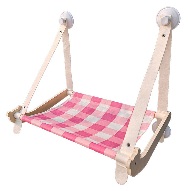 Durable Wooden Cats Hammock Pet Mat