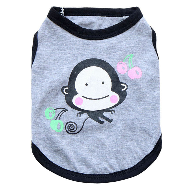 Happy Monkey Vest for Small Dog – Cute Pomeranian Outfit UK