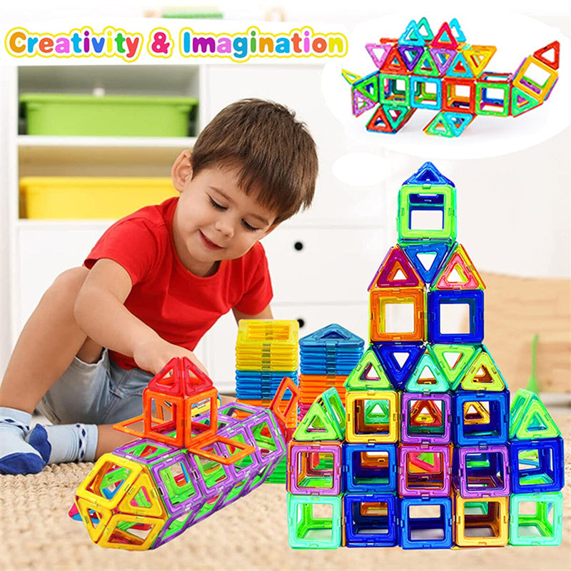Magnetic Building Blocks – DIY Construction Set Gift for Kids UK