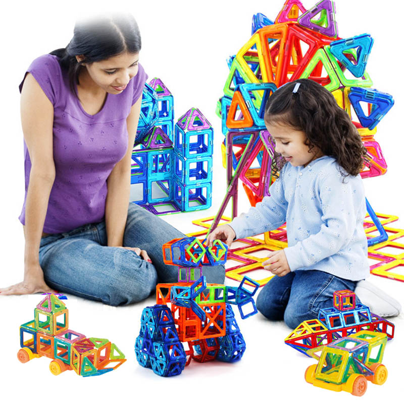 Magnetic Building Blocks – DIY Construction Set Gift for Kids UK